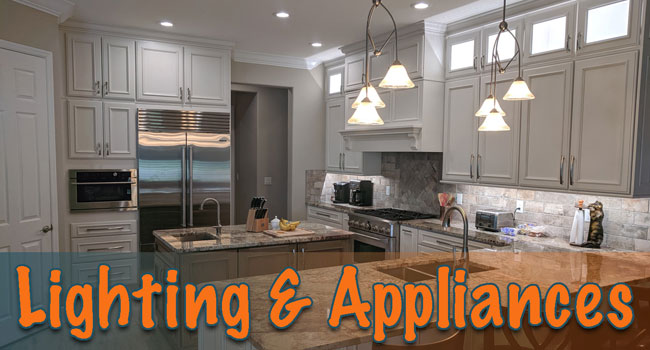 KITCHENS: Lighting and Appliances